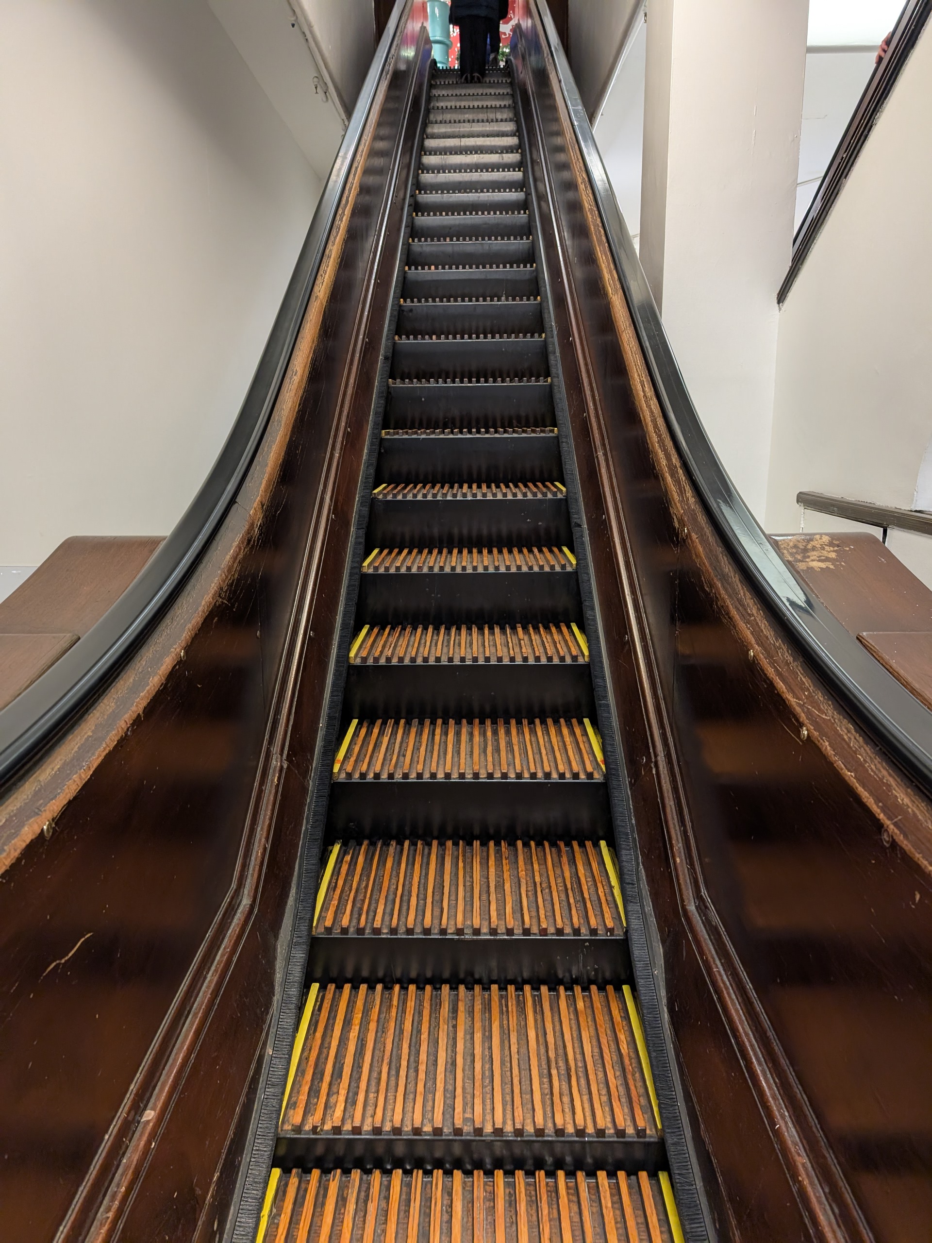 Macy's Wooden Escalator